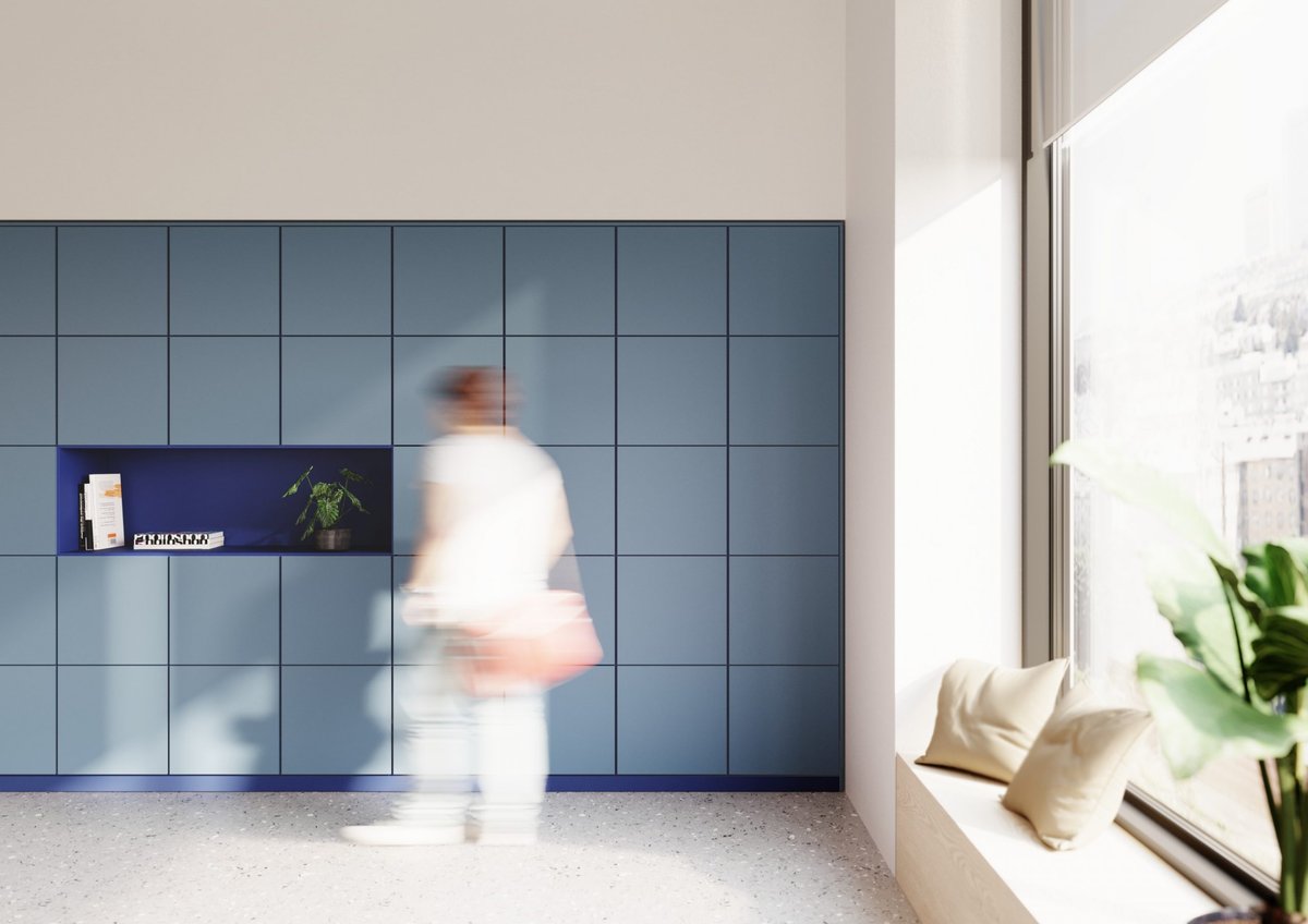 Bespoke Lockers, designová úložná skříňka